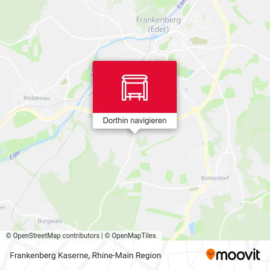 Frankenberg Kaserne Karte