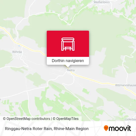 Ringgau-Netra Roter Rain Karte