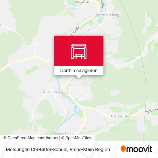 Melsungen Chr-Bitter-Schule Karte