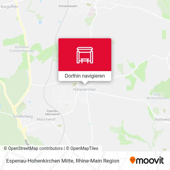 Espenau-Hohenkirchen Mitte Karte