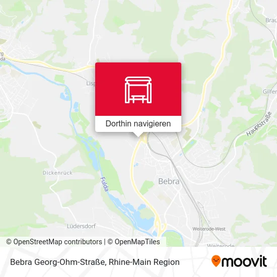 Bebra Georg-Ohm-Straße Karte