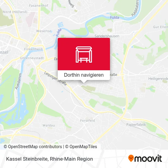 Kassel Steinbreite Karte