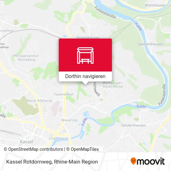 Kassel Rotdornweg Karte