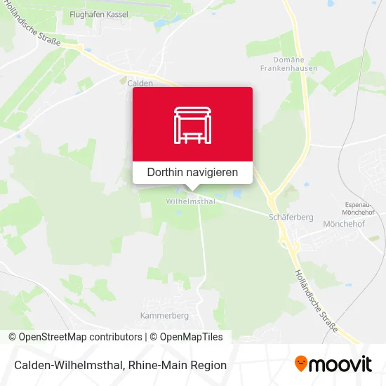 Calden-Wilhelmsthal Karte