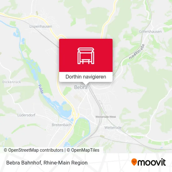 Bebra Bahnhof Karte