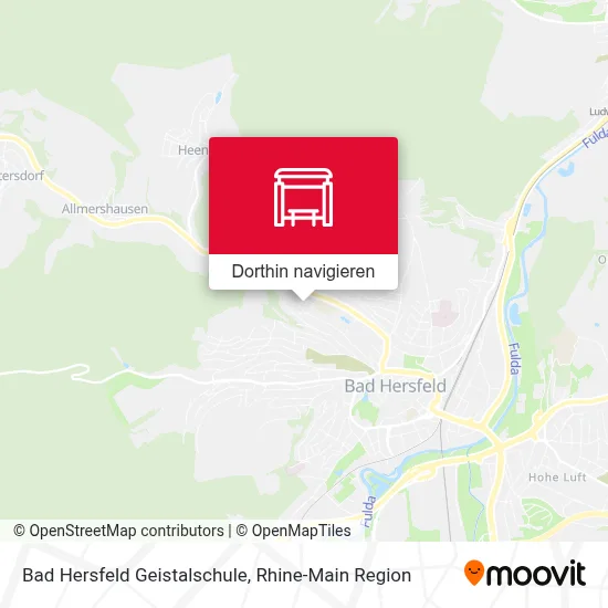 Bad Hersfeld Geistalschule Karte