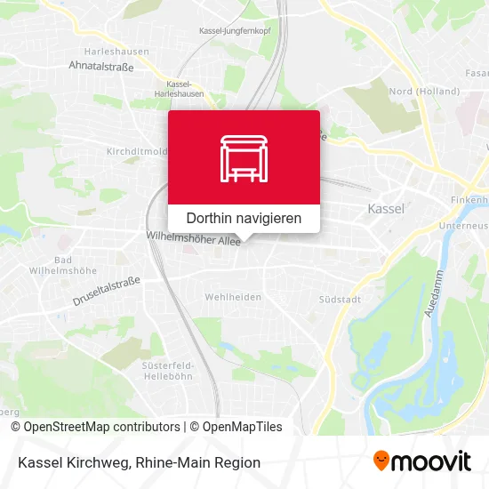 Kassel Kirchweg Karte