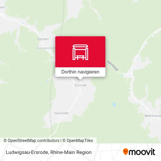 Ludwigsau-Ersrode Karte