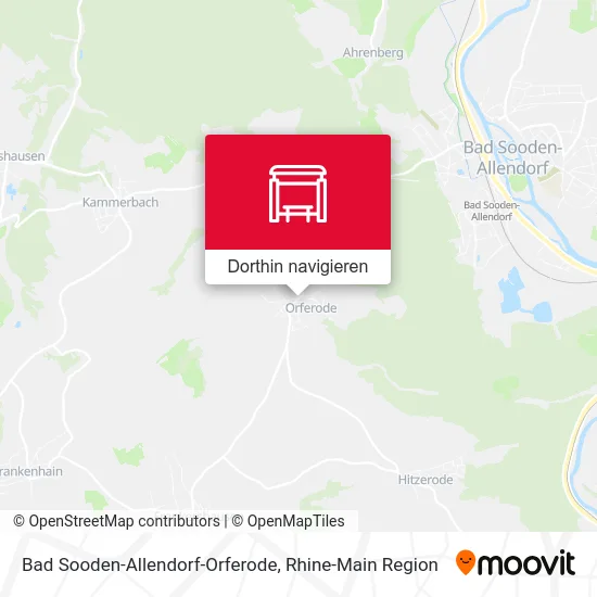Bad Sooden-Allendorf-Orferode Karte