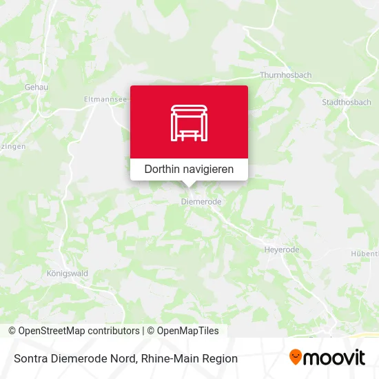 Sontra Diemerode Nord Karte