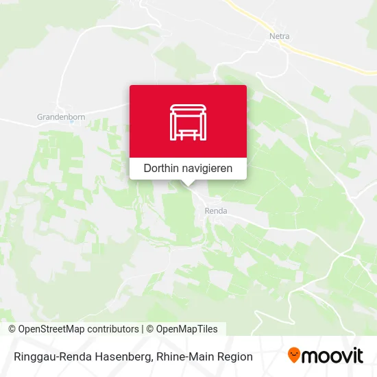 Ringgau-Renda Hasenberg Karte