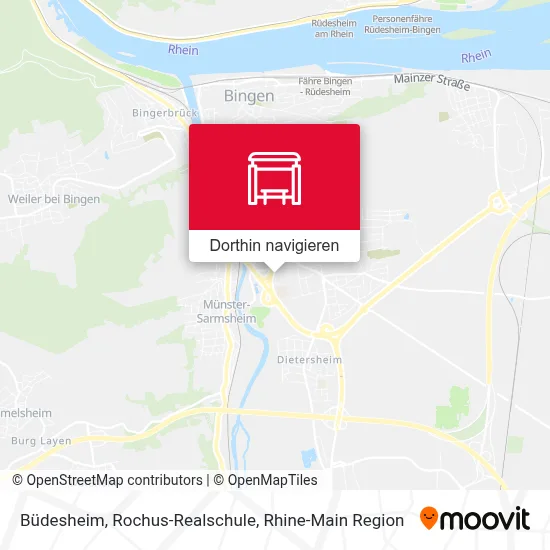 Büdesheim, Rochus-Realschule Karte