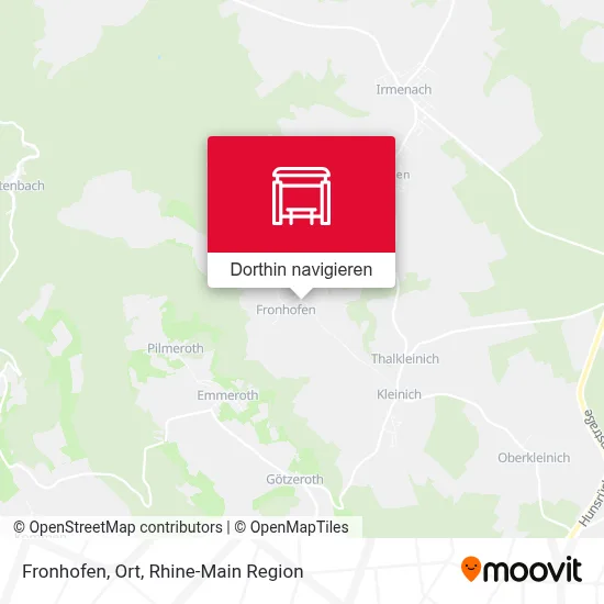 Fronhofen, Ort Karte