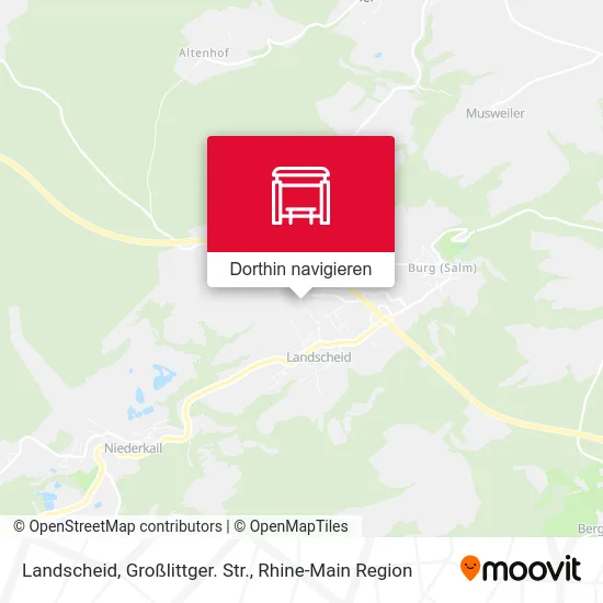 Landscheid, Großlittger. Str. Karte