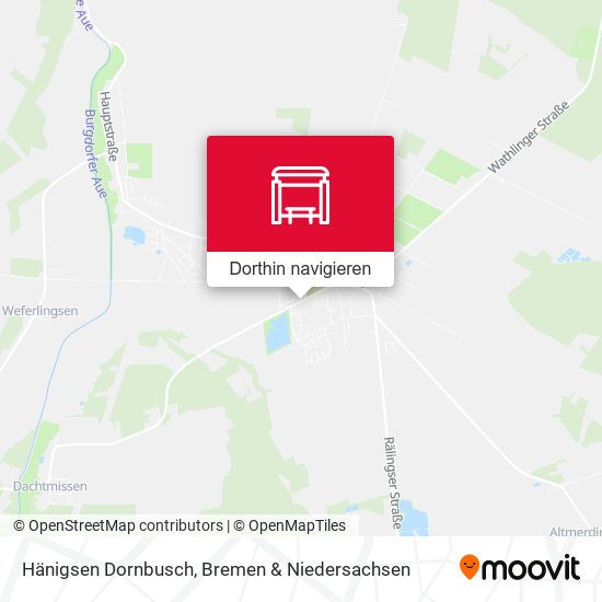 Hänigsen Dornbusch Karte
