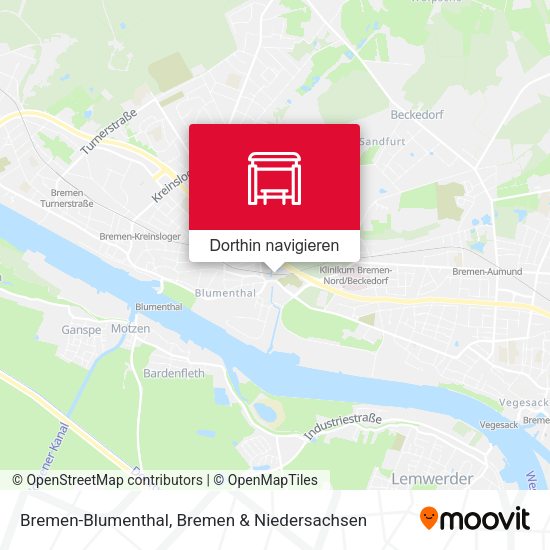 Bremen-Blumenthal Karte