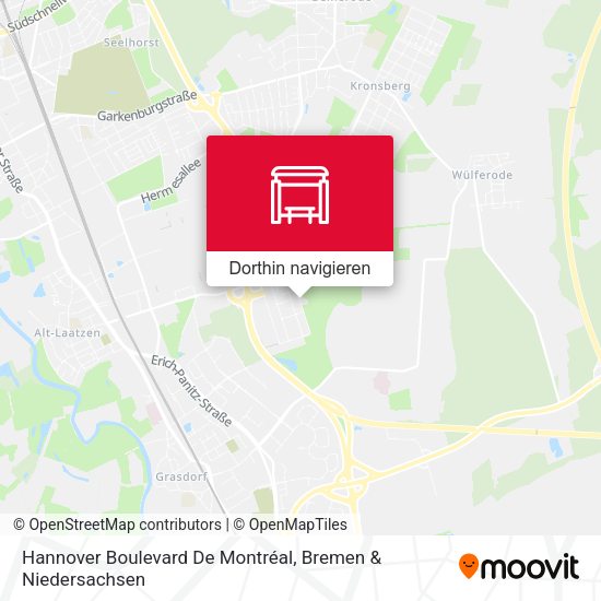 Hannover Boulevard De Montréal Karte