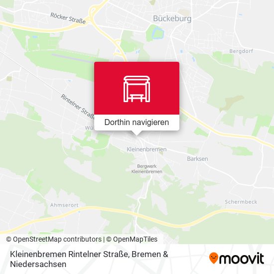 Kleinenbremen Rintelner Straße Karte