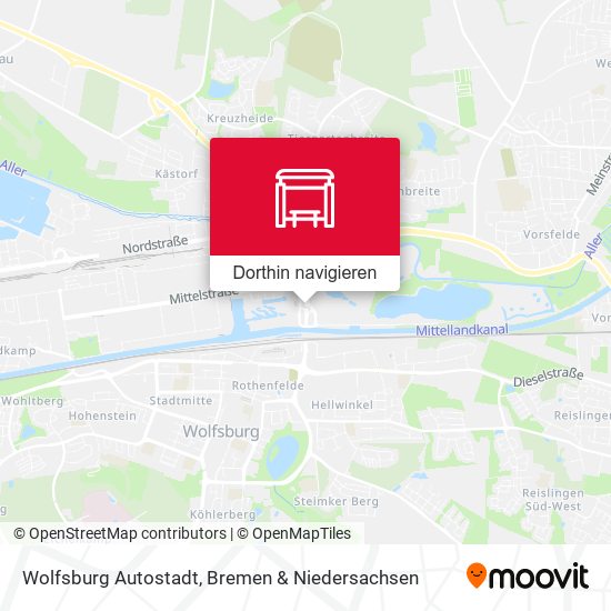 Wolfsburg Autostadt Karte