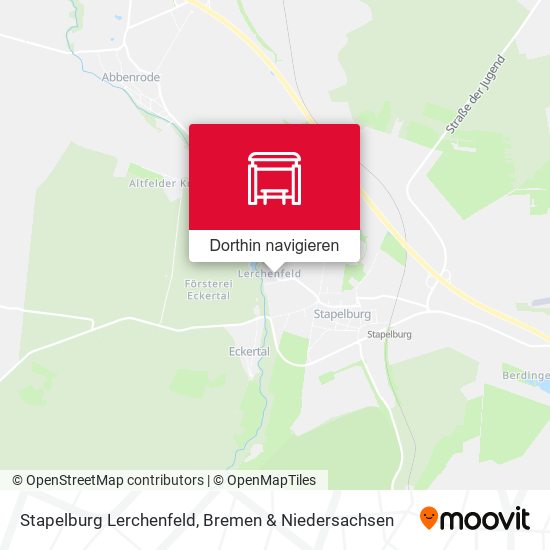 Stapelburg Lerchenfeld Karte