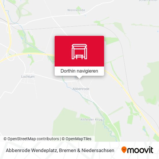 Abbenrode Wendeplatz Karte