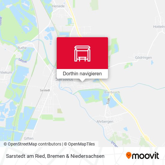 Sarstedt am Ried Karte