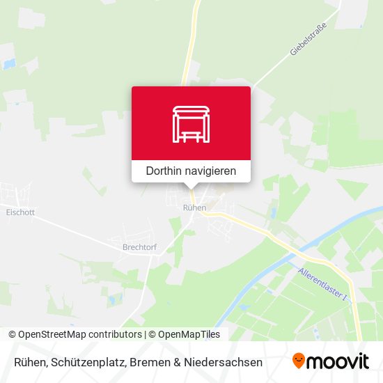 Rühen, Schützenplatz Karte