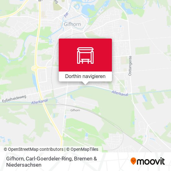Gifhorn, Carl-Goerdeler-Ring Karte