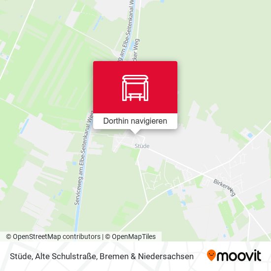 Stüde, Alte Schulstraße Karte