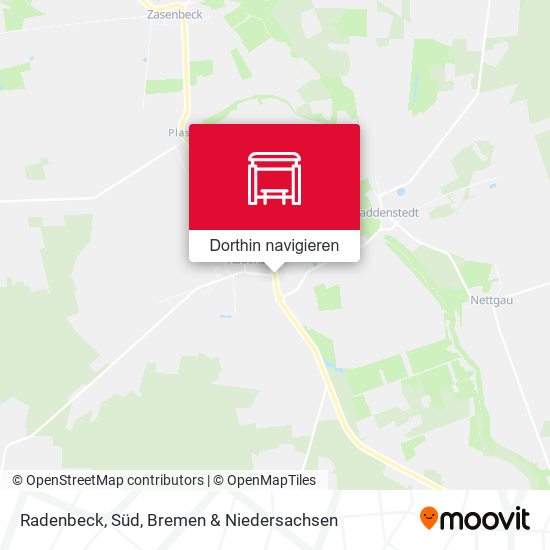 Radenbeck, Süd Karte