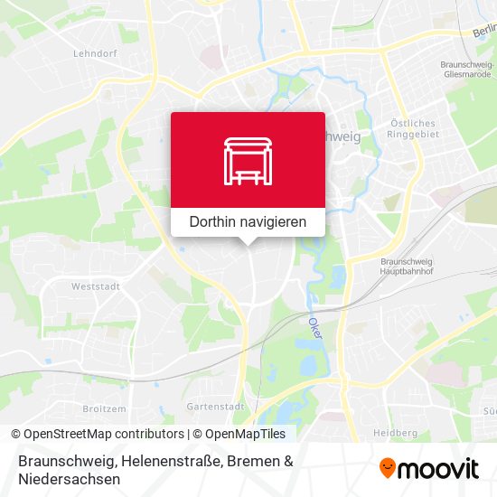 Braunschweig, Helenenstraße Karte