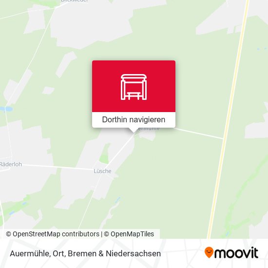 Auermühle, Ort Karte