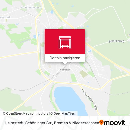 Helmstedt, Schöninger Str. Karte