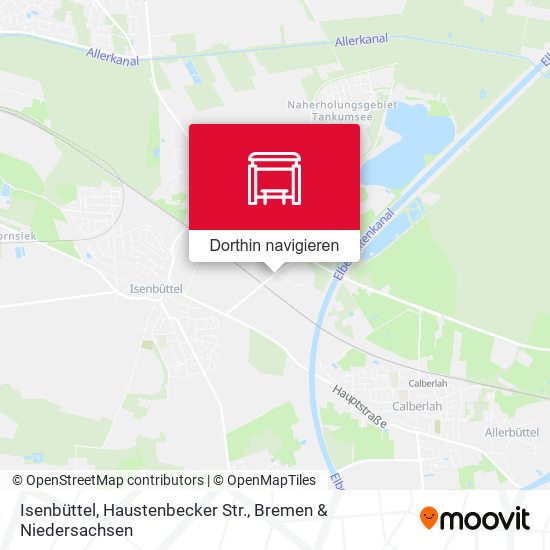 Isenbüttel, Haustenbecker Str. Karte