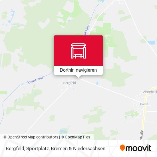 Bergfeld, Sportplatz Karte