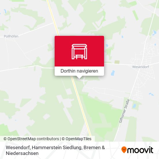 Wesendorf, Hammerstein Siedlung Karte