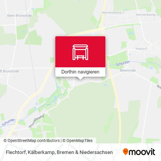 Flechtorf, Kälberkamp Karte