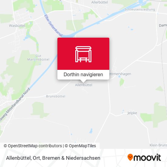 Allenbüttel, Ort Karte