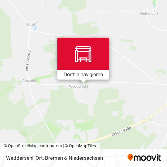 Weddersehl, Ort Karte