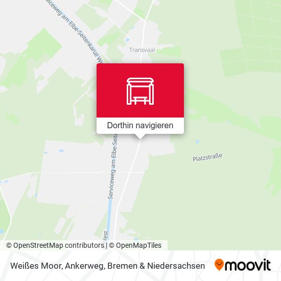 Weißes Moor, Ankerweg Karte