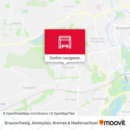 Braunschweig, Alsterplatz Karte
