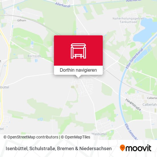Isenbüttel, Schulstraße Karte