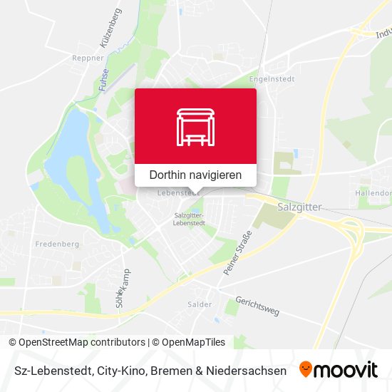 Sz-Lebenstedt, City-Kino Karte