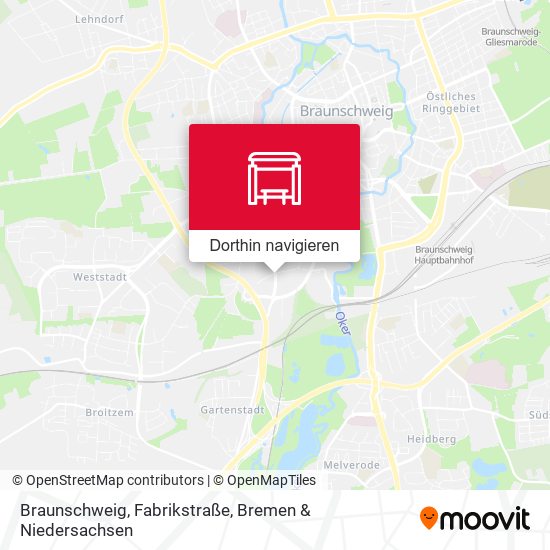 Braunschweig, Fabrikstraße Karte