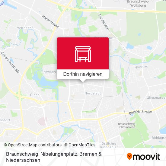 Braunschweig, Nibelungenplatz Karte