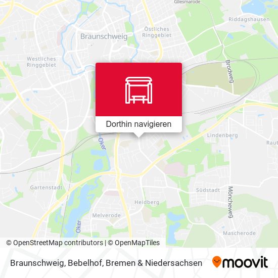 Braunschweig, Bebelhof Karte