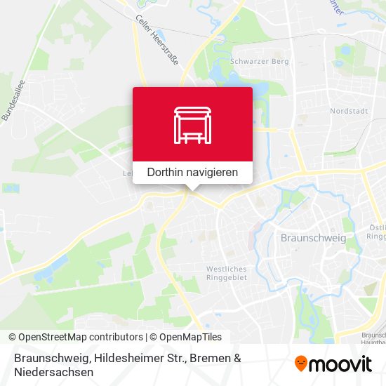 Braunschweig, Hildesheimer Str. Karte