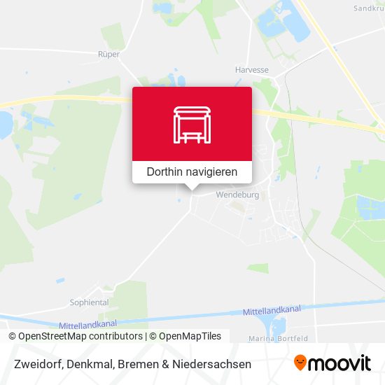 Zweidorf, Denkmal Karte