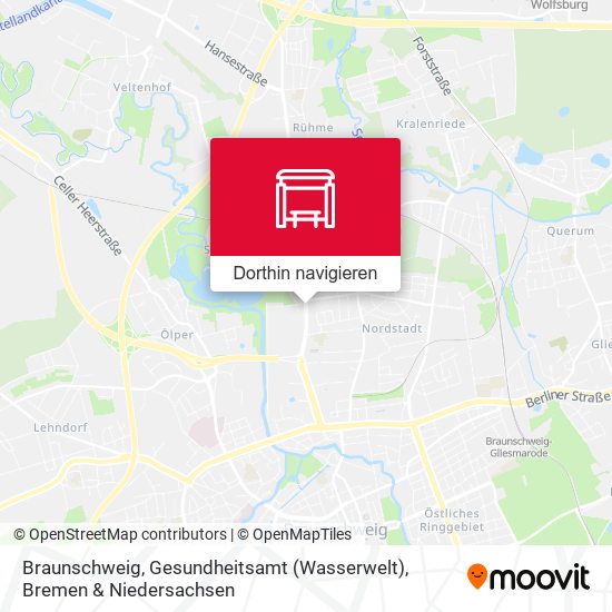 Braunschweig, Gesundheitsamt (Wasserwelt) Karte