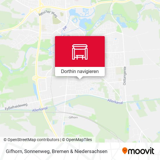 Gifhorn, Sonnenweg Karte